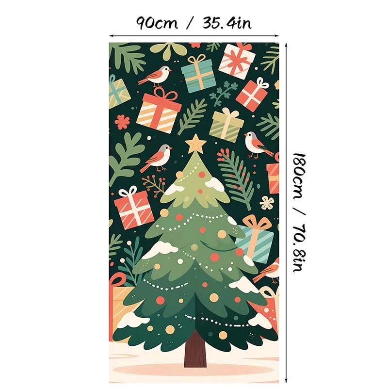 🎄TikTok Christmas Last Day Sale -70% OFF✨Santa Claus Door Frame Banner - Merry Christmas & Happy New Year🎅🎁