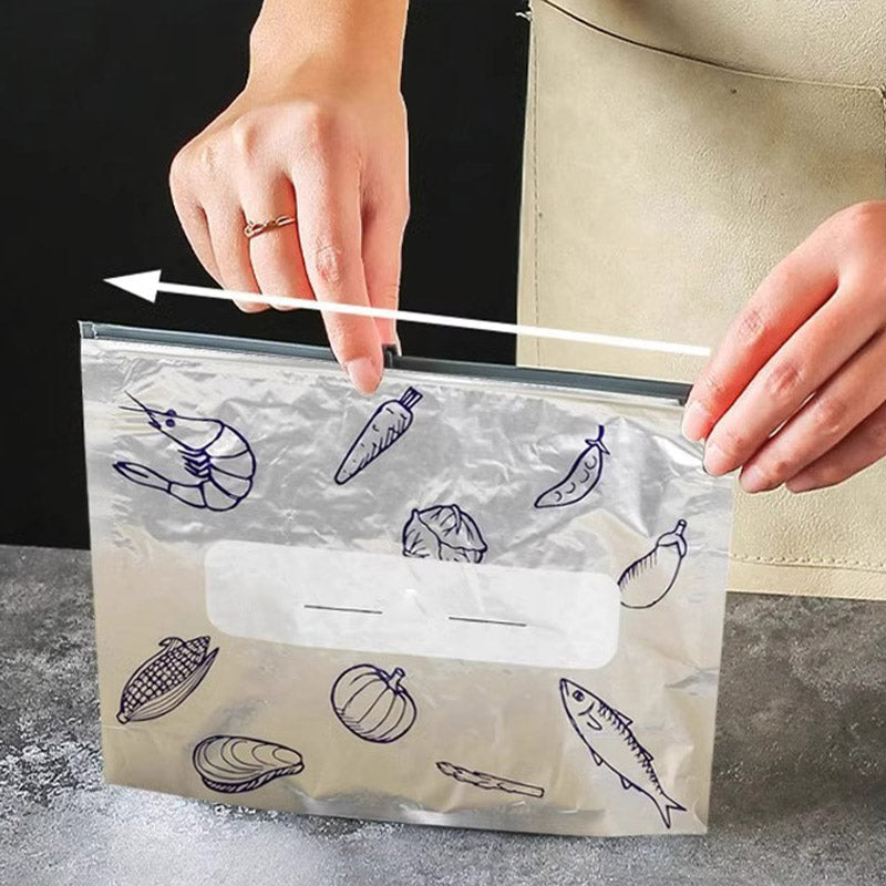 🎁TikTok Last Day Sale - 70% OFF🎉Reusable Aluminum Foil Sealable Storage Bags🍗 Limited time offer! Buy 3 get 2 free🥦