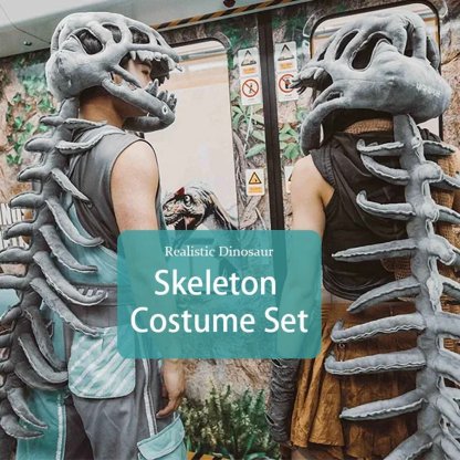 🎁TikTok Last Day Sale - 70% OFF🎉Dinosaur Skeleton Plush Toy Headgear Hat 🦕