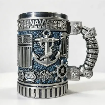 250th Anniversary Military 3D Mug, Commemorative Coffee Cup, Gift for Veteran & Military Fun Collectibles military beer stein