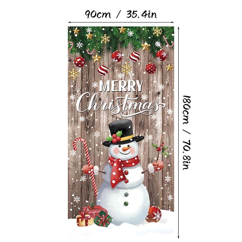 🎄TikTok Christmas Last Day Sale -70% OFF✨Santa Claus Door Frame Banner - Merry Christmas & Happy New Year🎅🎁