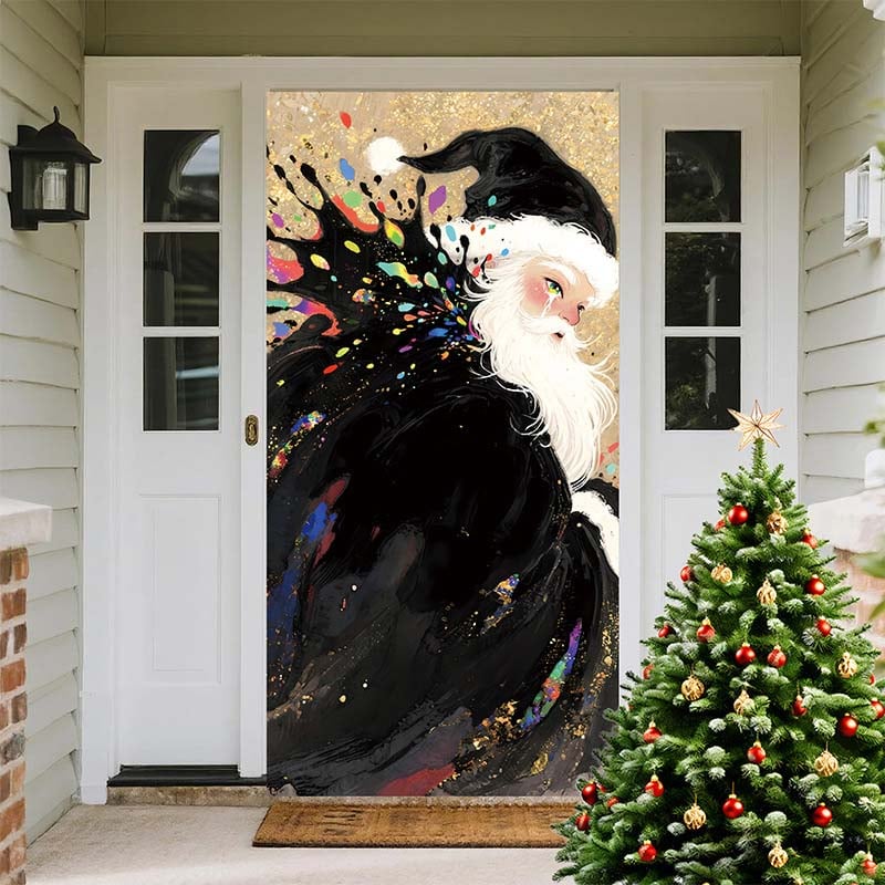 🎄TikTok Christmas Last Day Sale -70% OFF✨Santa Claus Door Frame Banner - Merry Christmas & Happy New Year🎅🎁