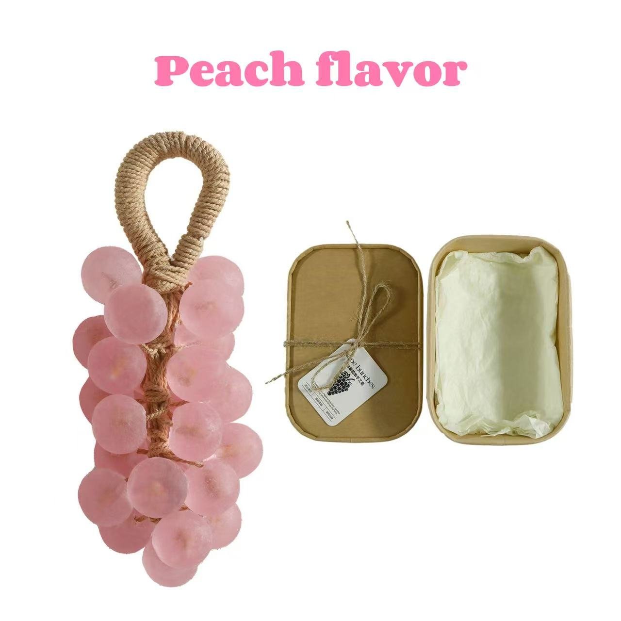 🔥Christmas Sale-Only $11/Each🔥Personalized Original Handmade Crystal Grape Soap Gentle Cleansing Soap  (Single string: 25 pieces)