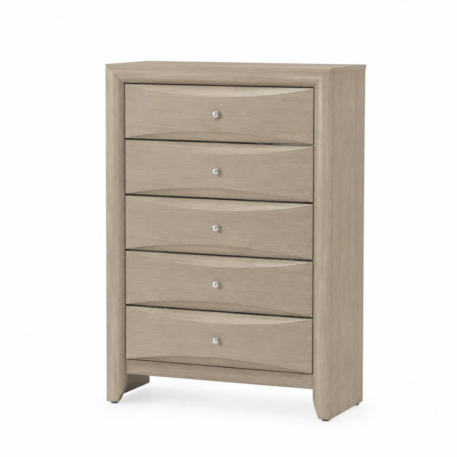 Cajonera de Madera con 5 Cajones Beige