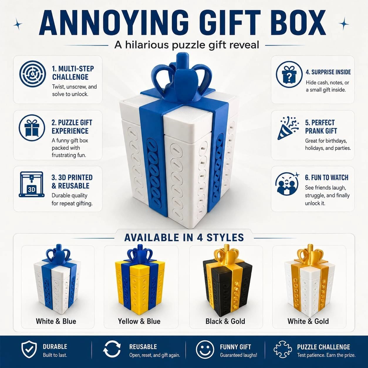 Last Day Sale — Up to 70% OFF | Hilarious Screw Challenge with Middle Finger Surprise 🤪🖕 Perfect Gag Gift for All Occasions!