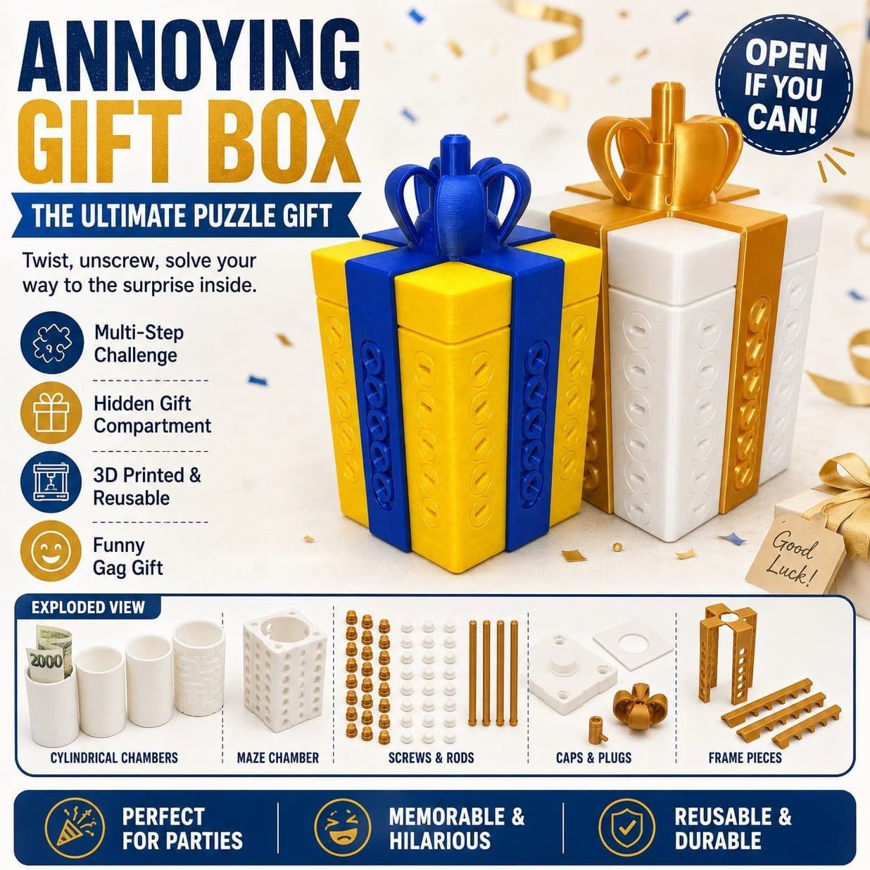 Last Day Sale — Up to 70% OFF | Hilarious Screw Challenge with Middle Finger Surprise 🤪🖕 Perfect Gag Gift for All Occasions!