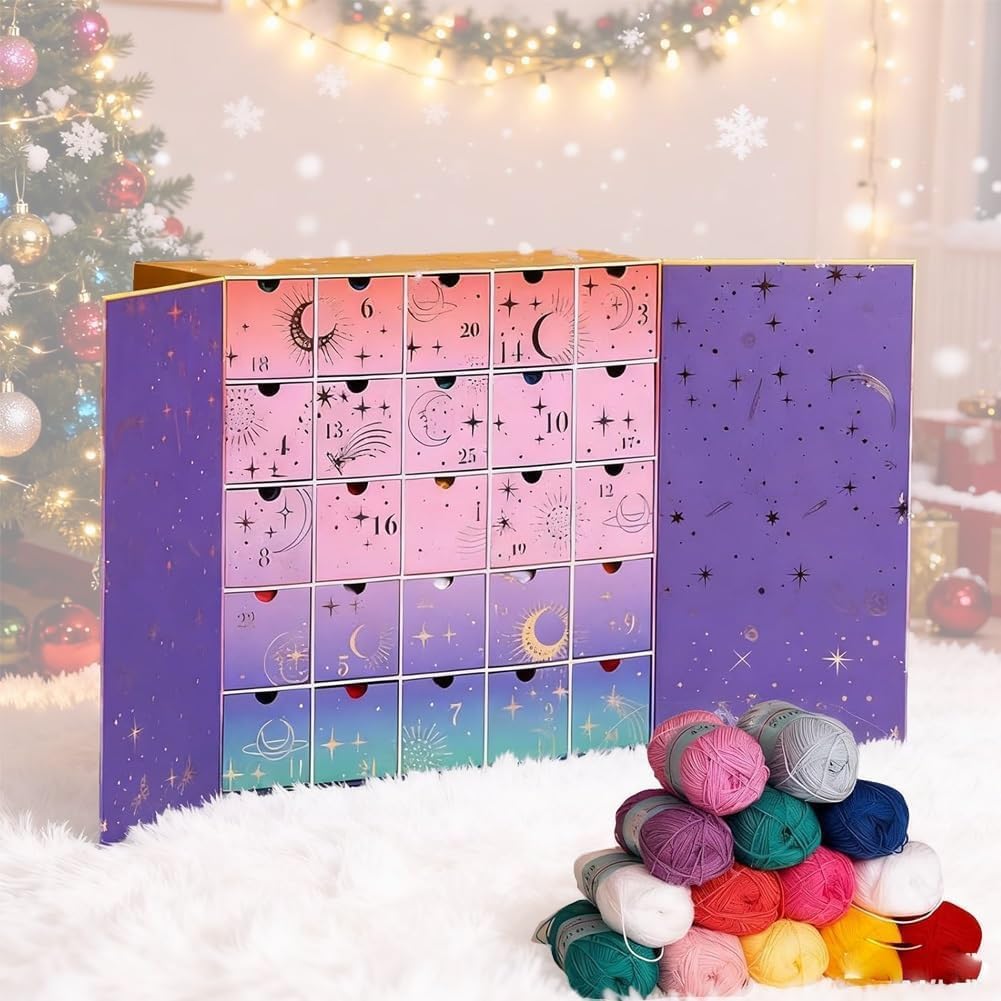 Last Day Sale — Up to 70% OFF | 🧵Crochet Advent Calendar 2026 – 25 Days of Yarn, Crochet Tools, Patterns & Creative Surprises