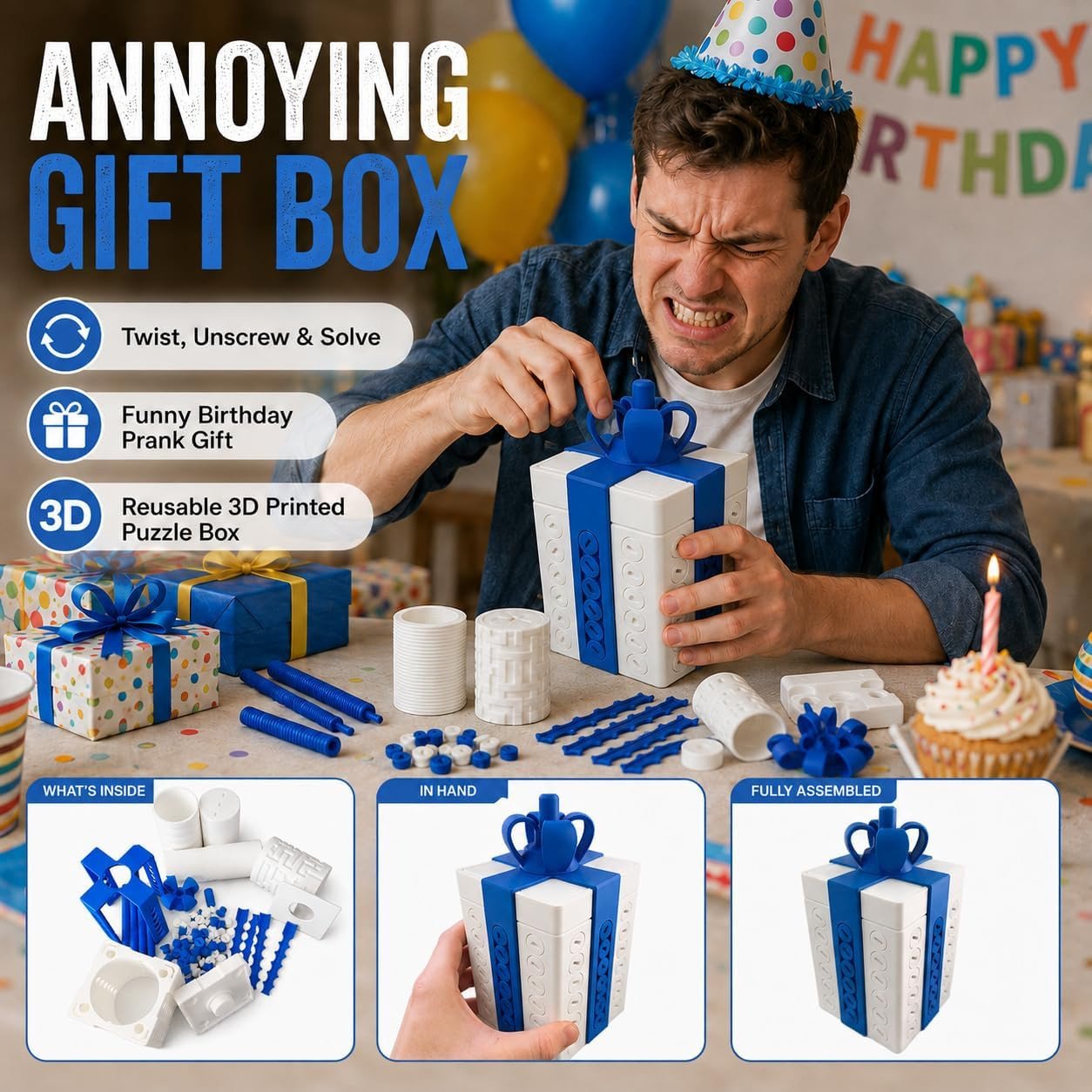 Last Day Sale — Up to 70% OFF | Hilarious Screw Challenge with Middle Finger Surprise 🤪🖕 Perfect Gag Gift for All Occasions!