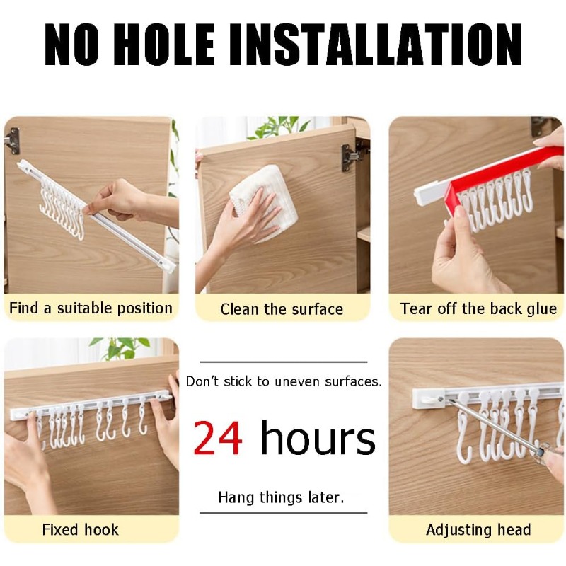 No-Hole, Hassle-Free Installation