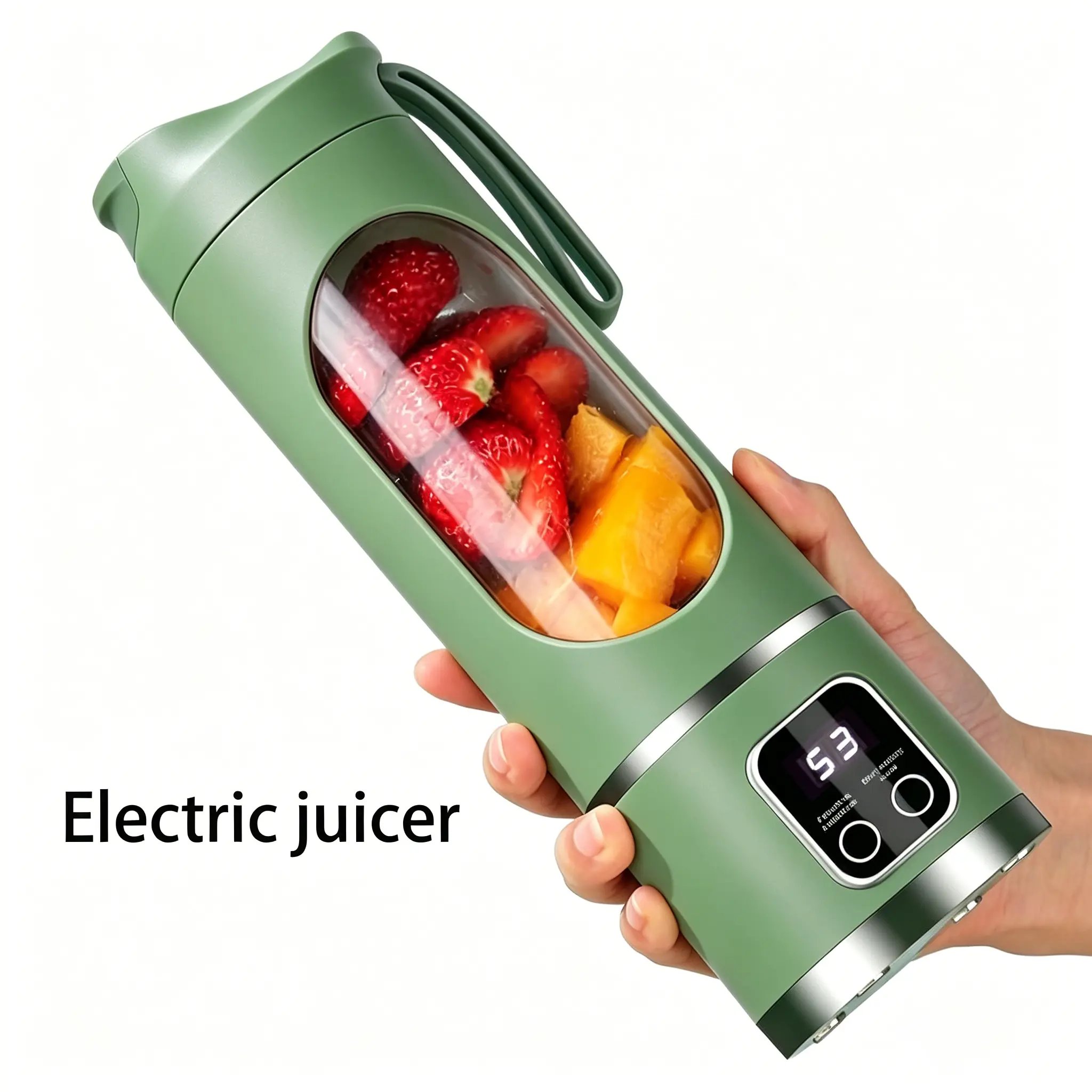 Last Day Sale — Up to 70% OFF | 🧊Portable USB Blender with LED Display - Perfect for Smoothies & Juices🥤