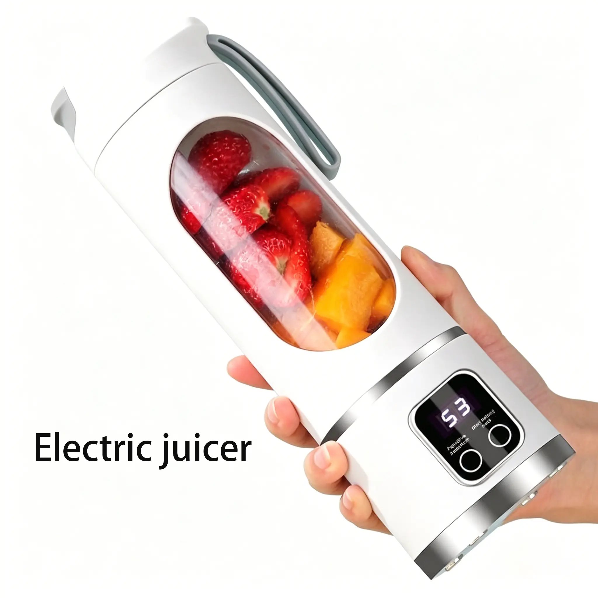 Last Day Sale — Up to 70% OFF | 🧊Portable USB Blender with LED Display - Perfect for Smoothies & Juices🥤