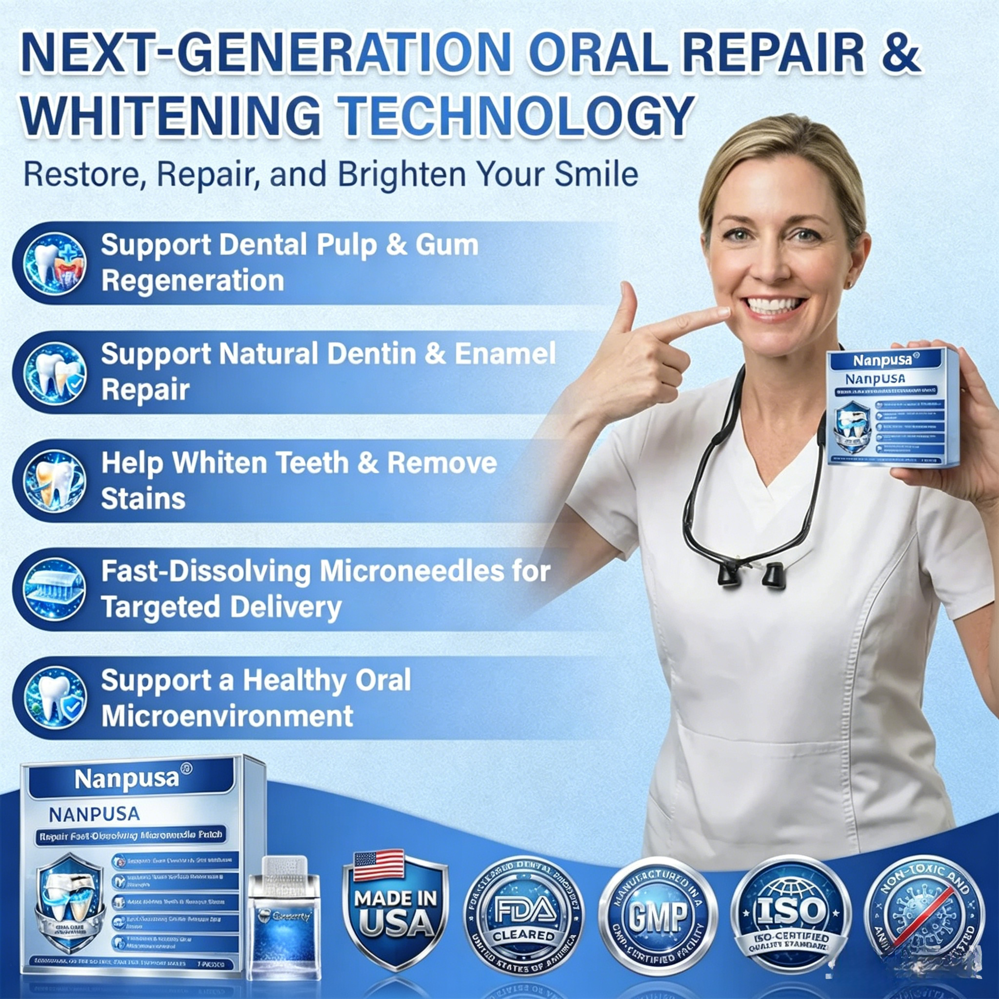 Nanpusa Tooth & Gum Repair Patches