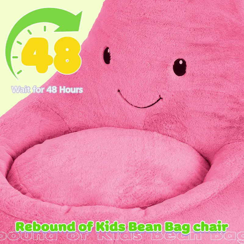 High Rebound Memory Foam Bean Bag Chair - 24-31 Inch Modern Outdoor Sofa, Lazy Floor Sofa, Beige Purple Eggplant Padded Living Room Furniture, Living Room Decor, Relaxing Gifts for Kids, Apartment Stuff, Bedroom Items