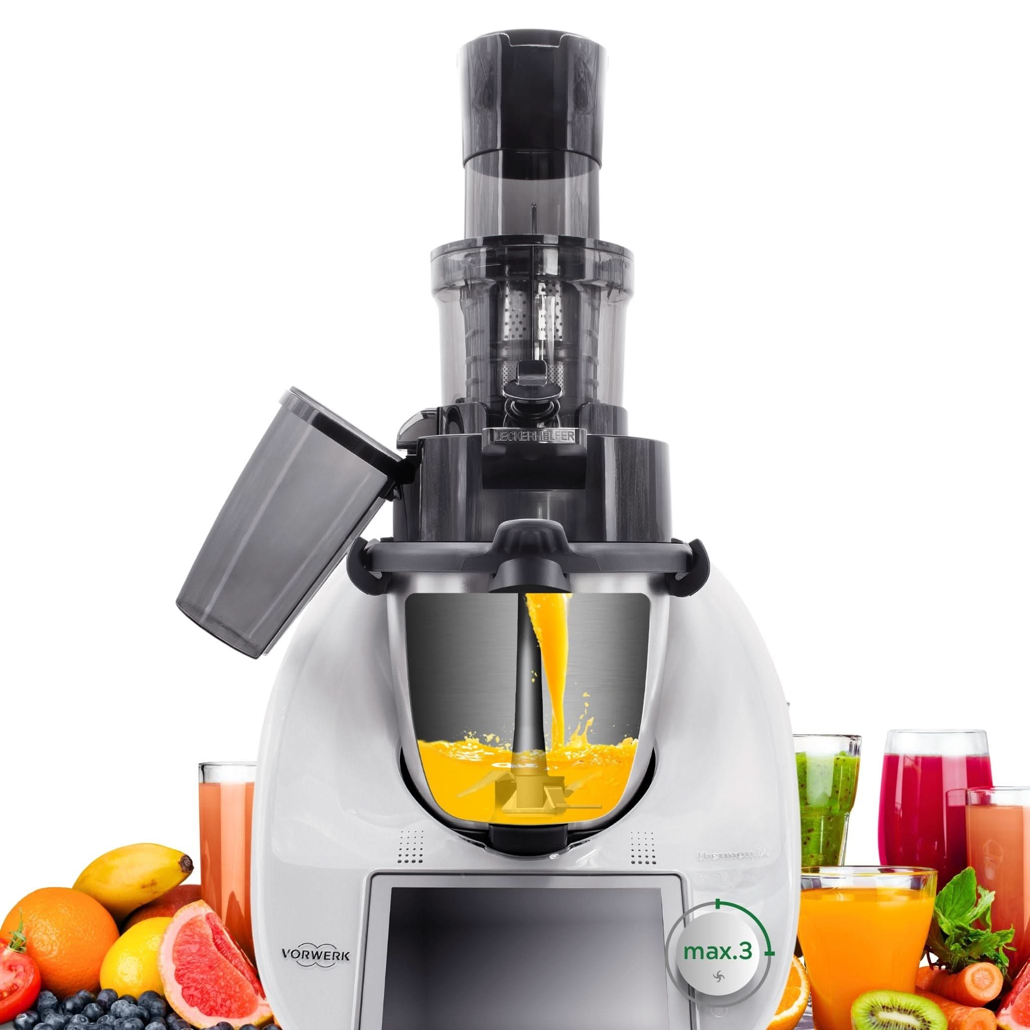 SaftPRO – Slow Juicer Attachment for Multi-Function Kitchen Machines