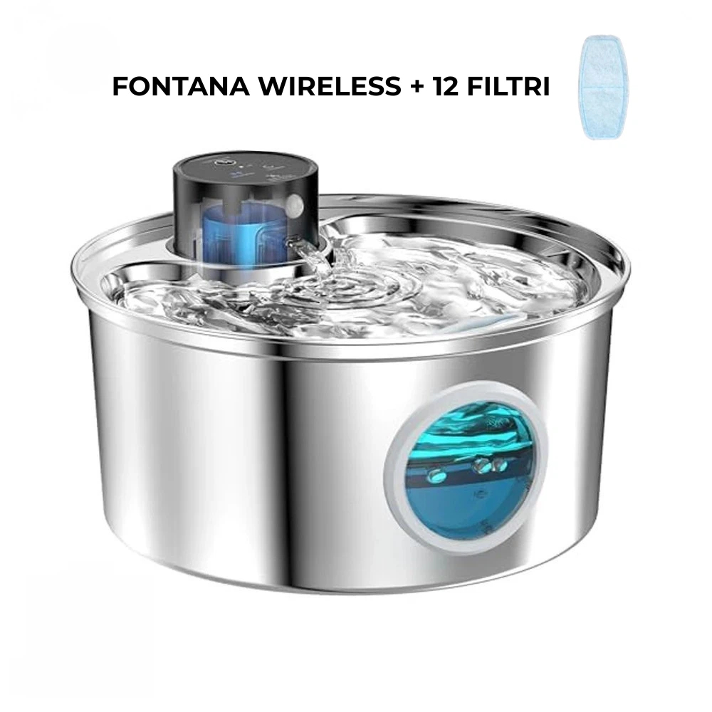 Fontana Wireless PureFlow in Acciaio Inox