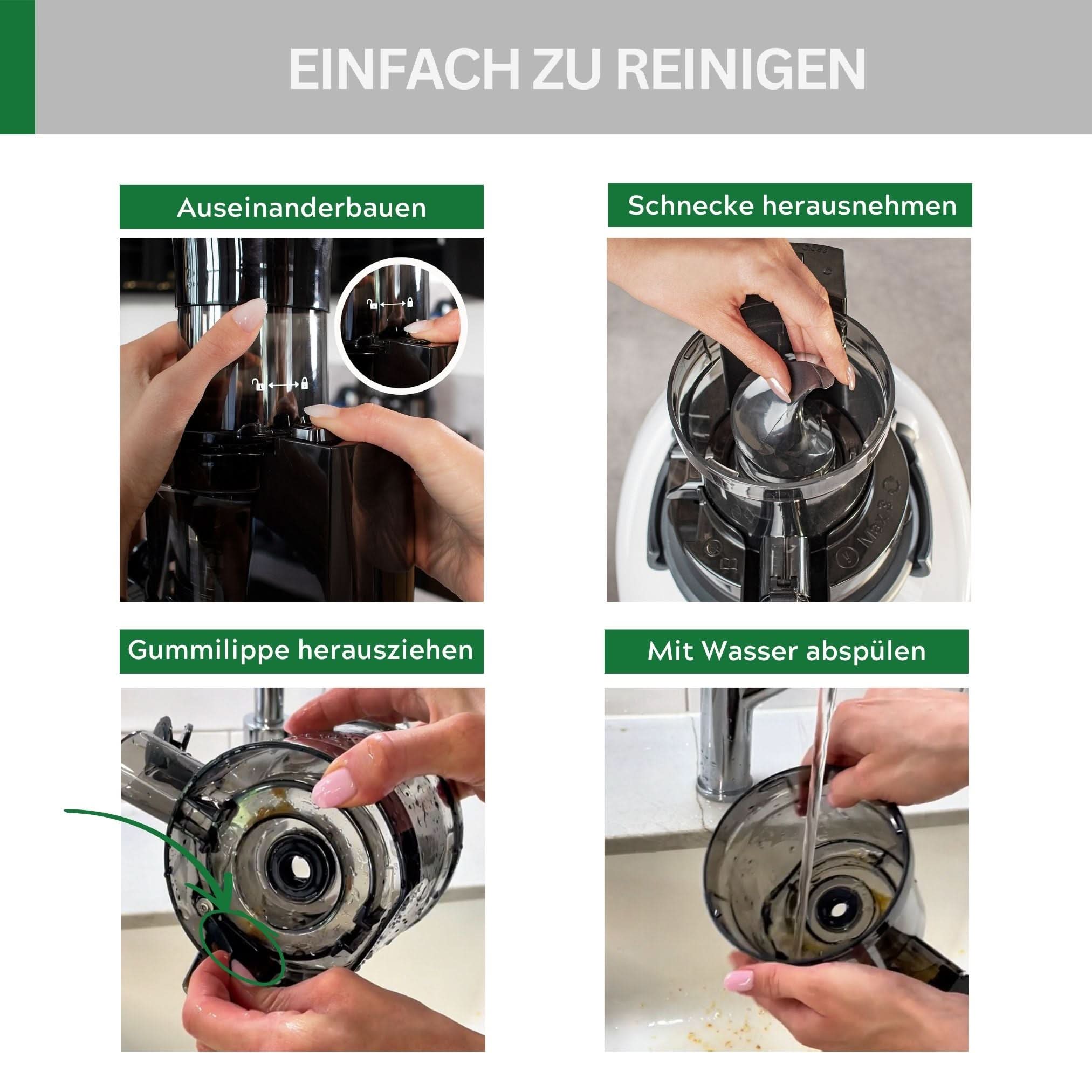 SaftPRO – Slow Juicer Attachment for Multi-Function Kitchen Machines