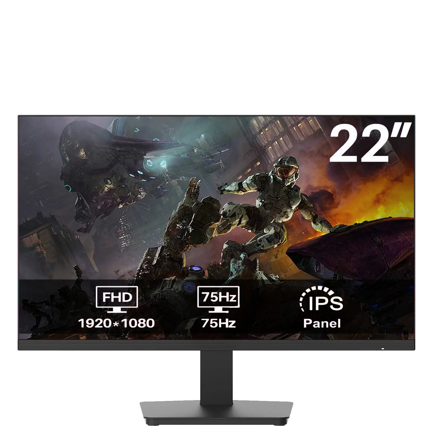 New 24" Curved Gaming Monitor, FHD 1080P, 180Hz Refresh Rate, 1ms Response, AMD FreeSync, Ultra-Slim Design, HDMI/DP, VESA Mountable 