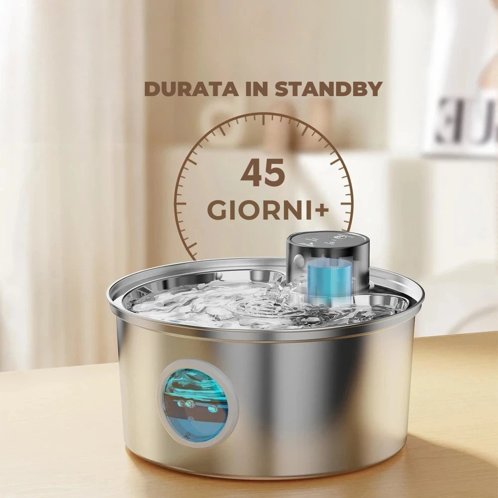 Fontana Wireless PureFlow in Acciaio Inox
