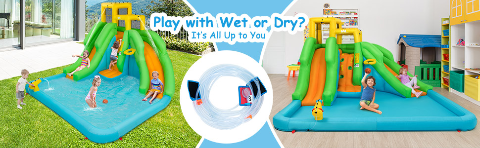 inflatable water slide