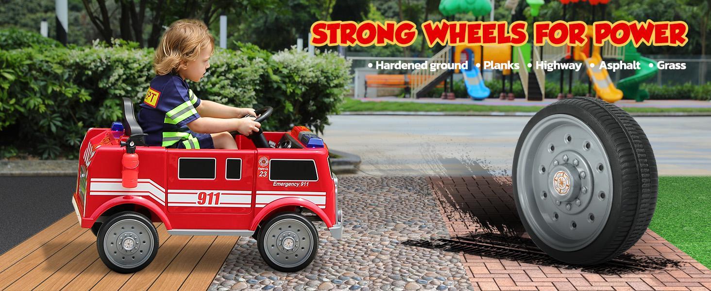 12V Fire Truck Police Car, Electric Ride on Car for Kids with Remote Control Battery Powered Toddler Car Siren-Call,walkie-talkies, Flashing Lights,Bluetooth,Music Ages 36+ Months 12V Fire Truck Police Car, Electric Ride on Car for Kids with Remote Control Battery Powered Toddler Car Siren-Call,walkie-talkies, Flashing Lights,Bluetooth,Music Ages 36+ Months