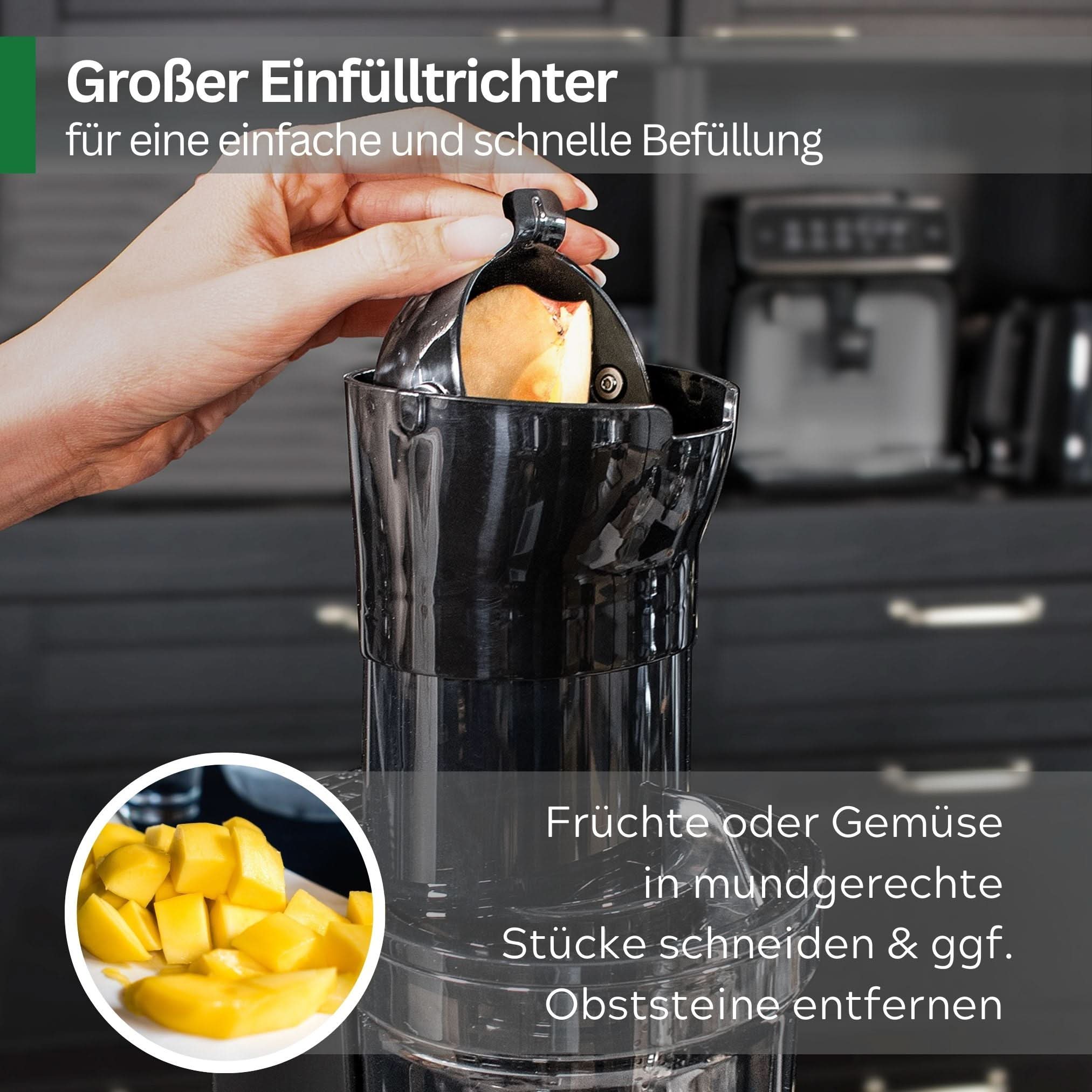 SaftPRO – Slow Juicer Attachment for Multi-Function Kitchen Machines