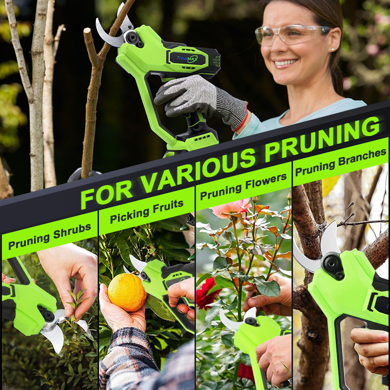 Can be used in various gardens, parks, farms, ranches, orchards, greenhouses, etc., and can prune grapes, cherry trees, apple trees, etc. Perfect for home gardening, landscaping, orchards, and vineyards&mdash;one tool for every trimming need.