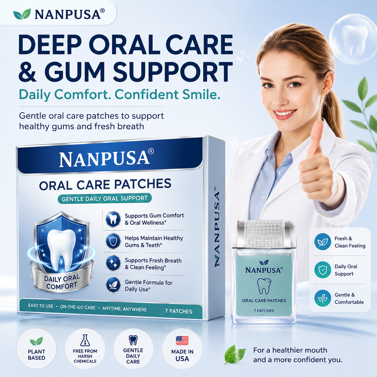 Nanpusa Tooth & Gum Repair Patches