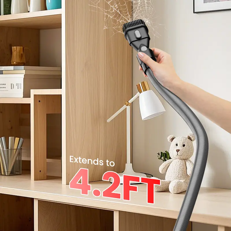 【Father's Day Gifts】 350W Cordless Vacuum Cleaner for Milwaukee M18 Battery/for Dewalt 20v Battery/ for Makita 18V Battery, 35kPa Brushless Lightweight Stick Vacuum with 3 Mode Suction, 6 in 1 Stick Vacuum Cleaner with HEPA TOr Floor, Carpet, Car