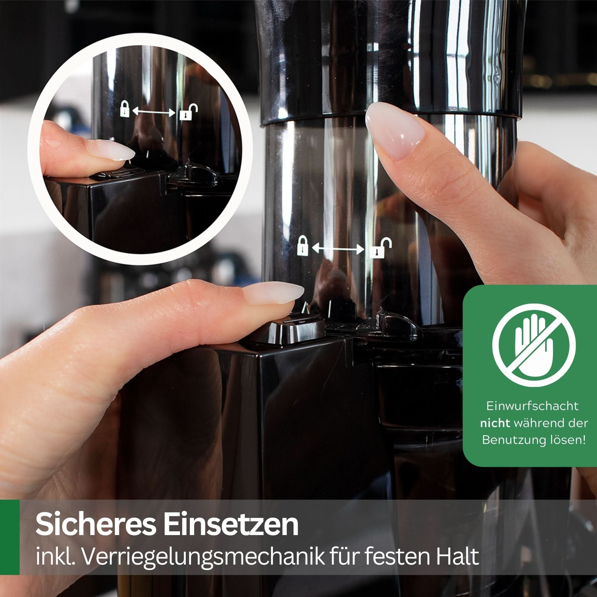 SaftPRO – Slow Juicer Attachment for Multi-Function Kitchen Machines
