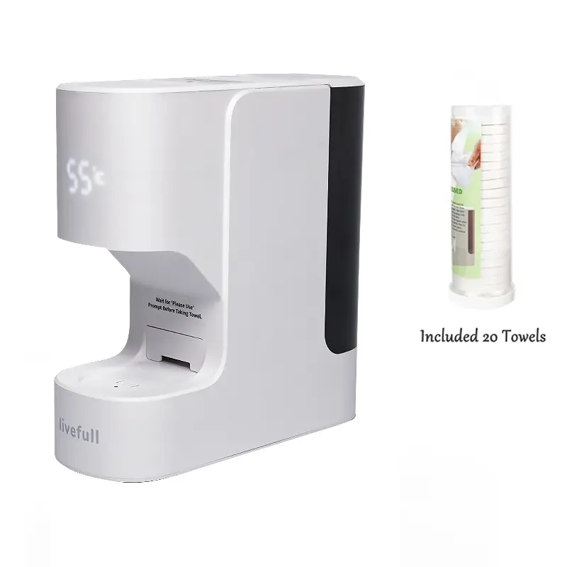 Instant Hot Towel Warmer Machine – 5s Fast Heating & Automatic Towel Dispensing