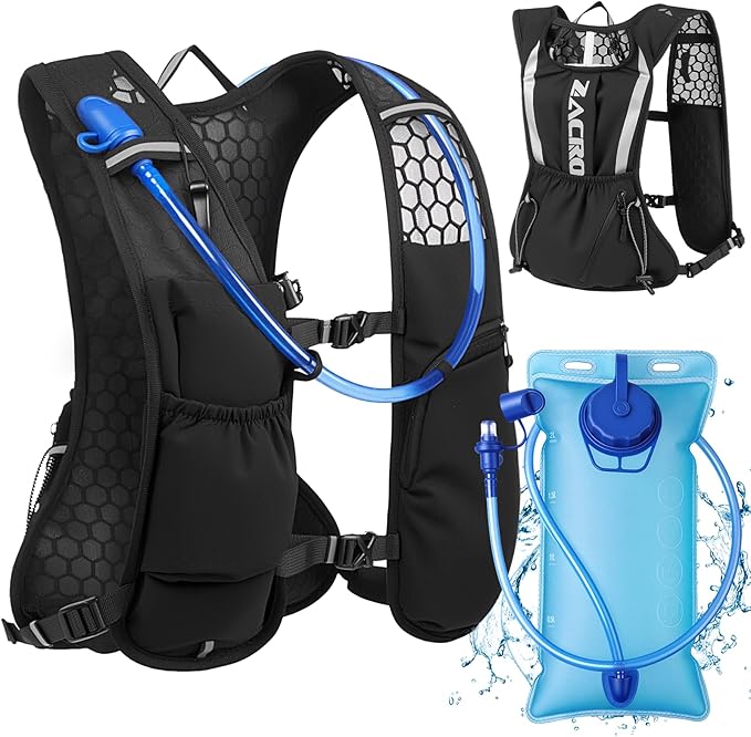 Lightweight Hydration Running Vest for Men & Women – Adjustable, Breathable & Reflective