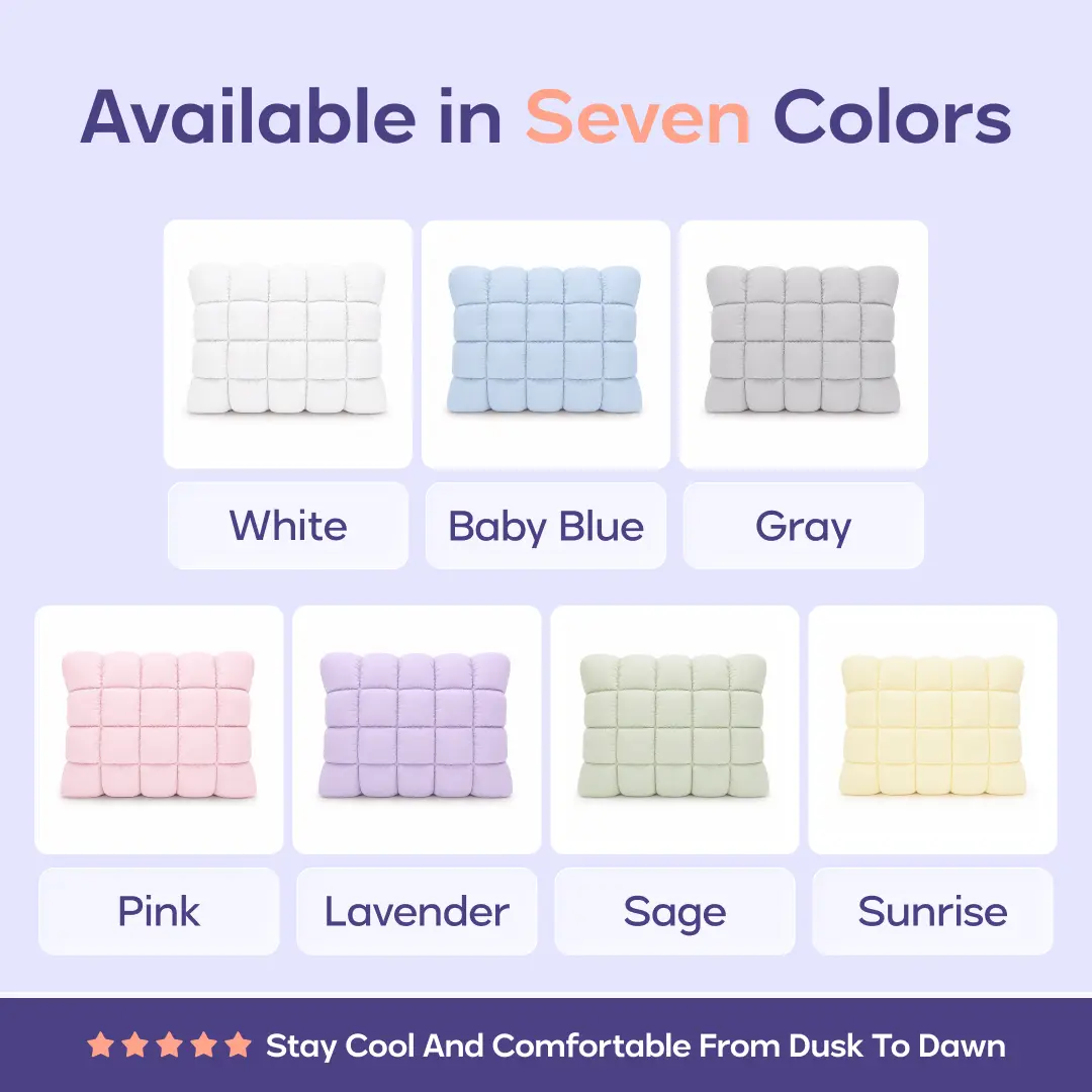 推荐标题  Cloud Soft Comforter Set King – Ultra-Fluffy Lightweight Comforter with 2 Cooling Puff Pillows