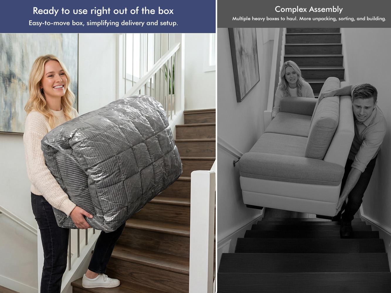 Raybee 2-3 Seater Folding Convertible Sofa Bed, Boneless Pull-Out Sleeper Sofa with Pillows, Tufting Corduroy Upholsted Foldable Floor Couch Comfy Lounge with High Resilience & High Density Foam for Small Space Living Room Bedroom, Black, Gray, White Raybee 2-3 Seater Folding Convertible Sofa Bed, Boneless Pull-Out Sleeper Sofa with Pillows, Tufting Corduroy Upholsted Foldable Floor Couch Comfy Lounge with High Resilience & High Density Foam for Small Space Living Room Bedroom, Black, Gray, White