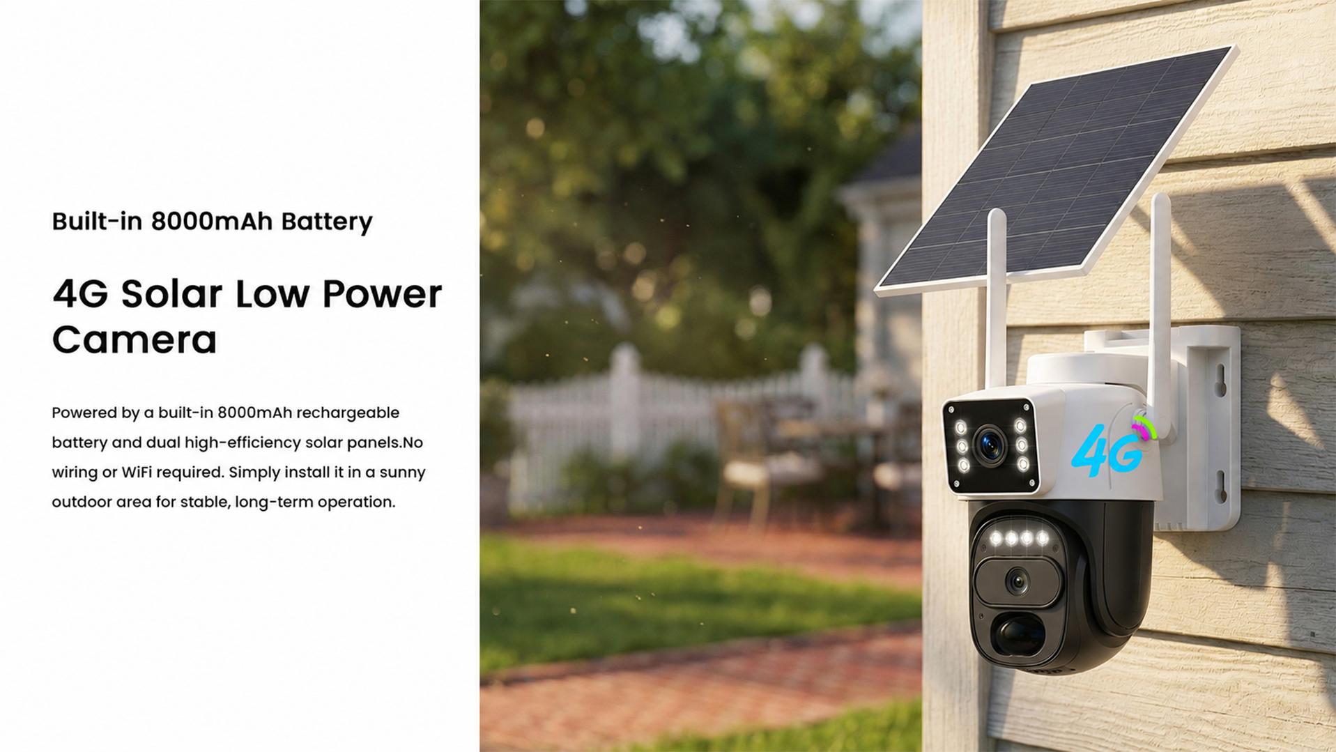 Hawkray 4G LTE Cellular Solar Security Camera Wireless Outdoor, No WiFi Solar Powered Camera, 360° Live View, 2K Color Night Vision, PIR Motion Sensor, 2 Way Talk, Built in SIM Card,father'sdaygifts Hawkray 4G LTE Cellular Solar Security Camera Wireless Outdoor, No WiFi Solar Powered Camera, 360° Live View, 2K Color Night Vision, PIR Motion Sensor, 2 Way Talk, Built in SIM Card,father'sdaygifts