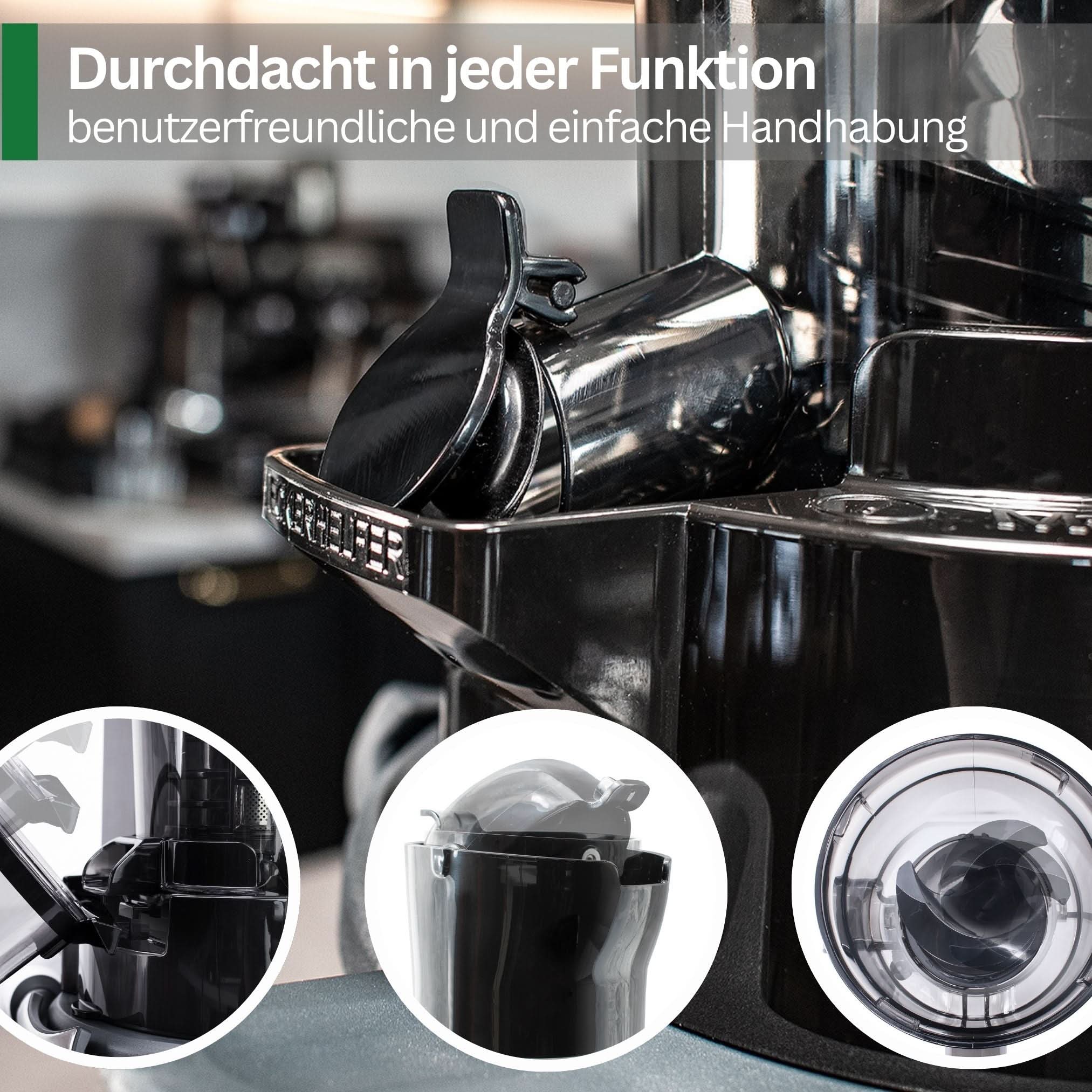 SaftPRO – Slow Juicer Attachment for Multi-Function Kitchen Machines