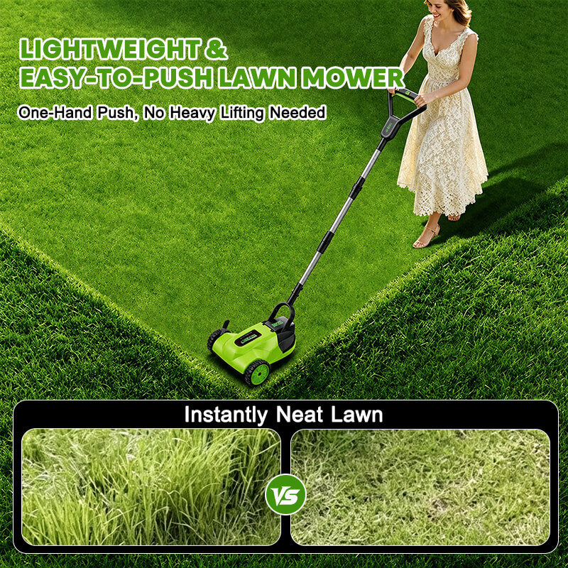 iToolMax 8.7-Inch&nbsp;Electric&nbsp;Lawn&nbsp;Mower Built&nbsp;for&nbsp;Everyday&nbsp;Lawn&nbsp;Maintenance