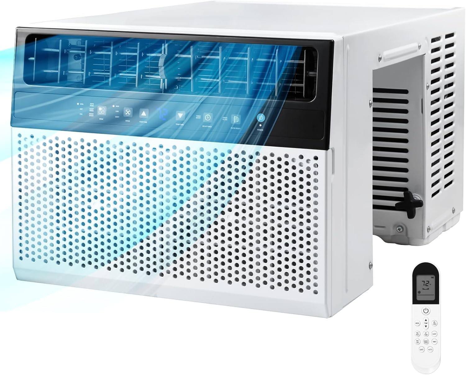 Wholesale U-Shaped Window AC 10,000 BTU 120V Ultra Quiet Cools up 550 Sq ft Energy Saving CEER 10.9 Household Use