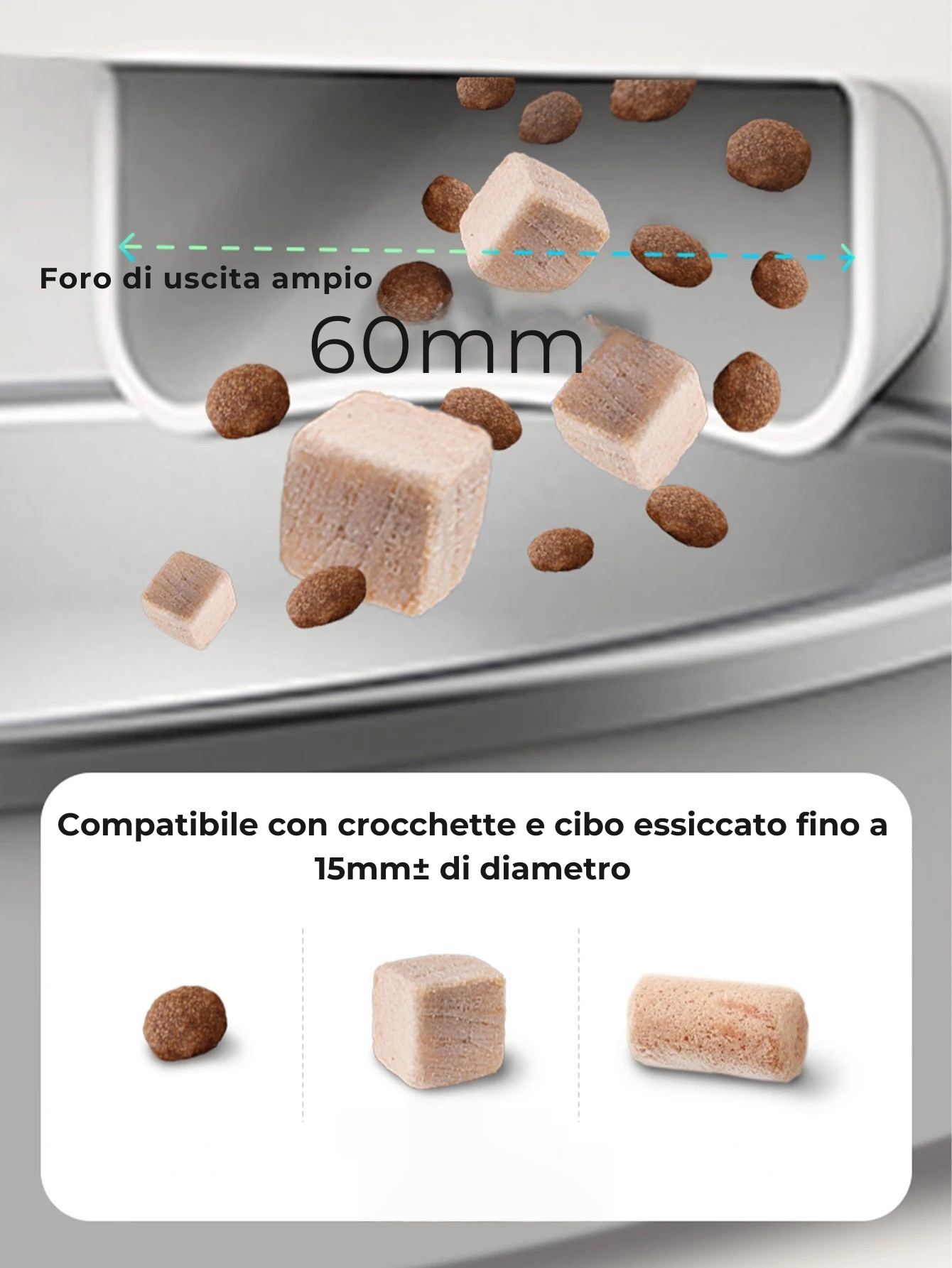 Alimentatore Automatico Smart con Telecamera e WiFi
