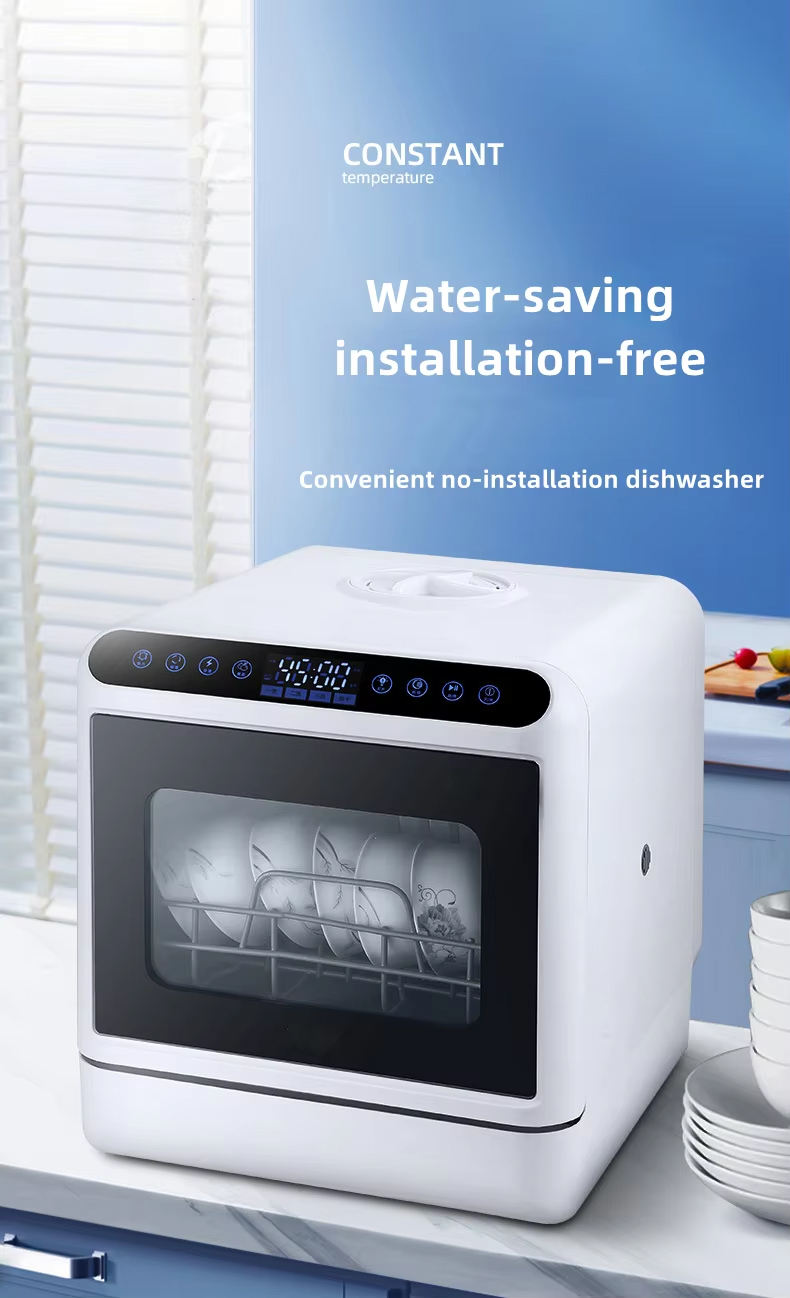 Portable Mini Dishwasher with Built-in Water Tank
