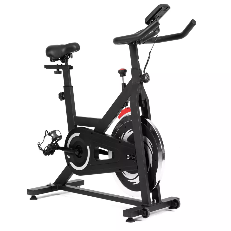 Indoor Cycling Bike Brake Pad Magnetic Stationary Bike Cycle Bike with Tablet Mount & Comfortable Seat Cushion