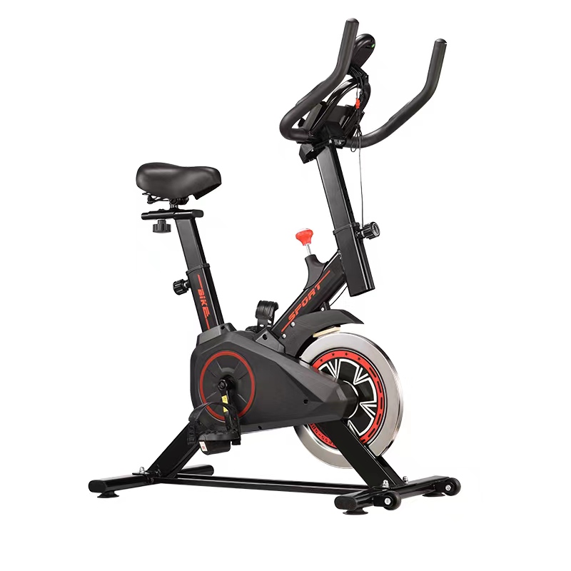 Indoor Cycling Bike Brake Pad Magnetic Stationary Bike Cycle Bike with Tablet Mount & Comfortable Seat Cushion