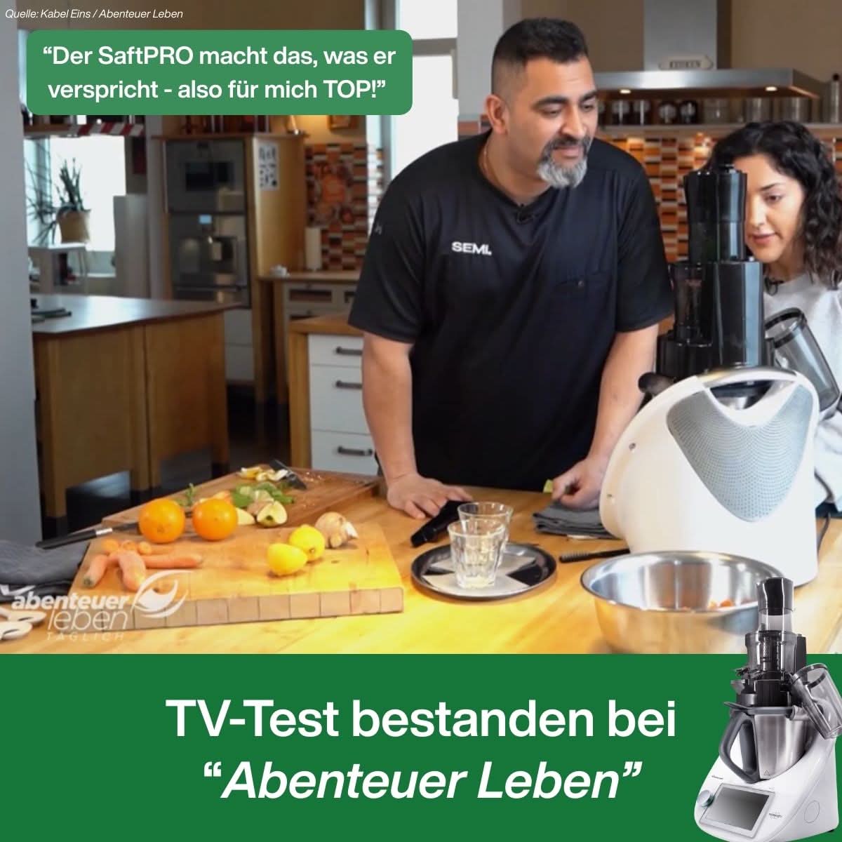 SaftPRO – Slow Juicer Attachment for Multi-Function Kitchen Machines