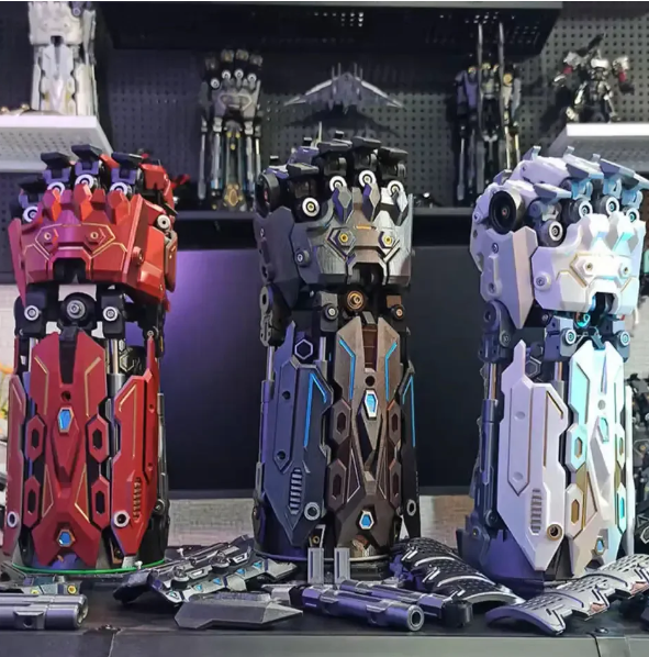 Cyberpunk 3D Printed Exoskeleton Arm Armor | Fully Articulated Cosplay Prop