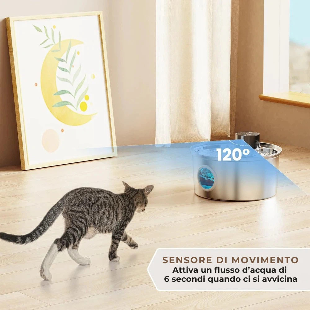 Fontana Wireless PureFlow in Acciaio Inox