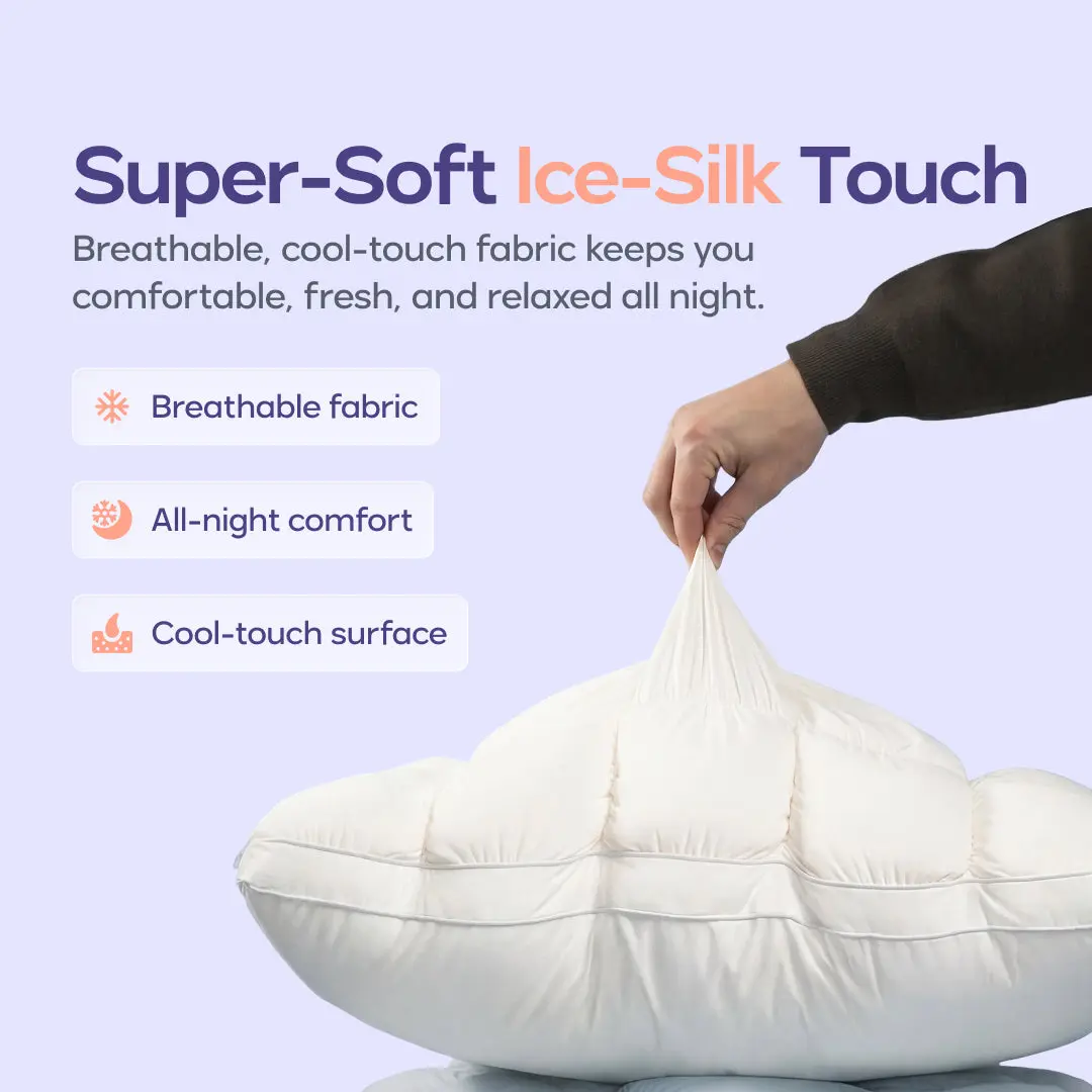 推荐标题  Cloud Soft Comforter Set King – Ultra-Fluffy Lightweight Comforter with 2 Cooling Puff Pillows