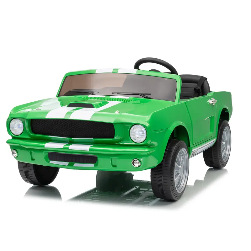 Ford Shelby GT350,24V Electric Car for Kids, Battery Powered Ride On Toy with Remote Control, Safety Belt, 2 Speeds, LED Lights, Kids Electric Vehicle for Christmas Birthday New Year Gifts