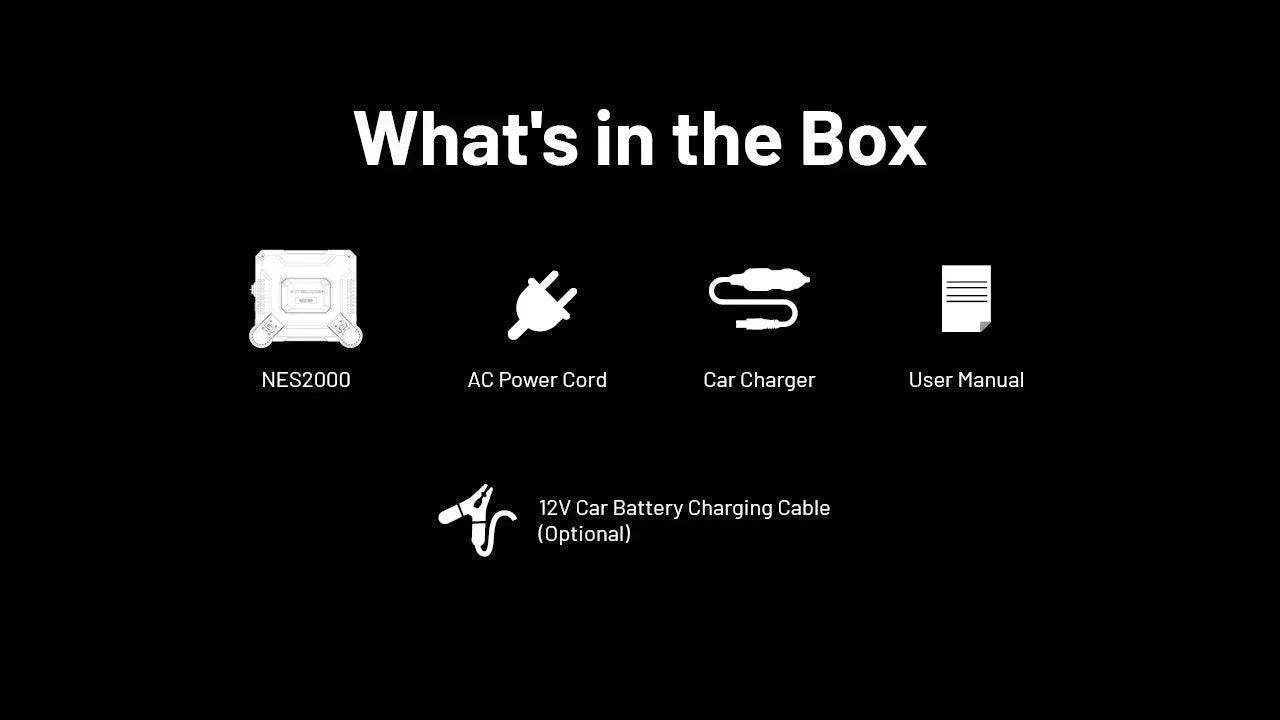 NES2000 (2016Wh) Portable Power Station - Nitecore Singapore