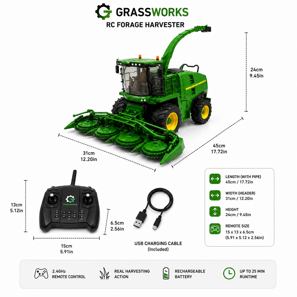 Remote-controlled weed-removal vehicle