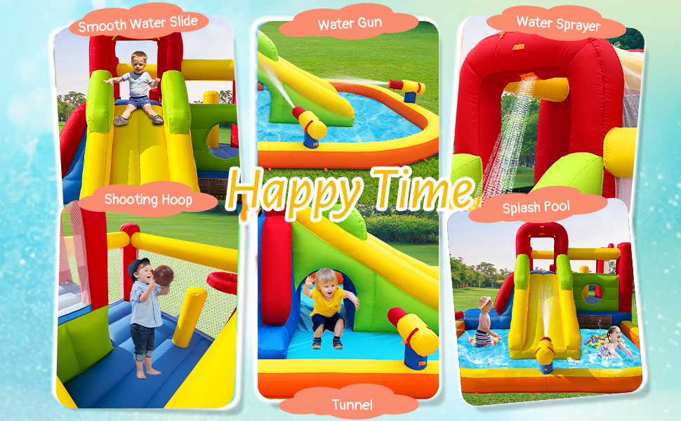 inflatable water slide