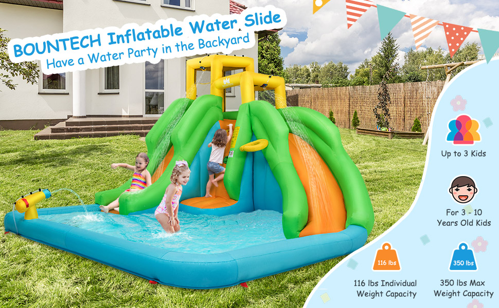 inflatable water slide